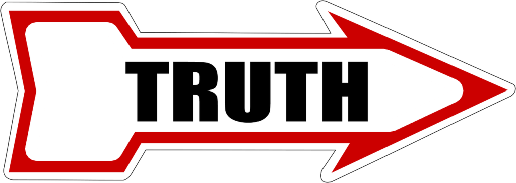signpost, truth, arrow